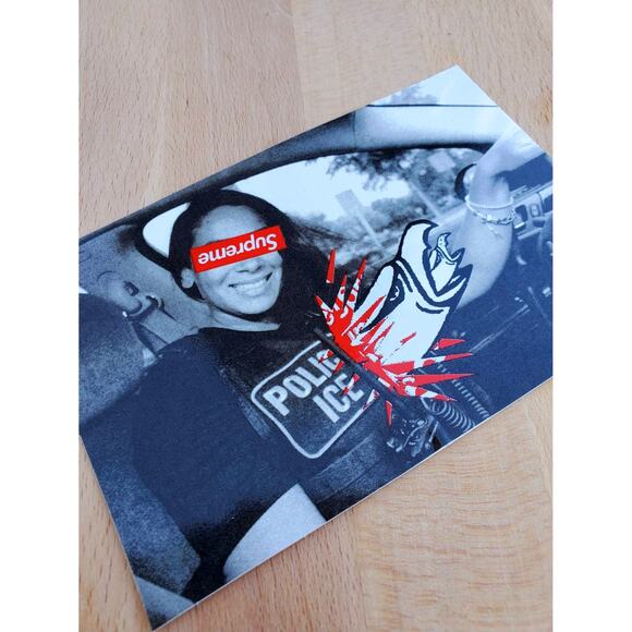 SUPREME ANTIHERO laptop Luggage Skateboard Sticker 5”x3.5” - Picture 3 of 3